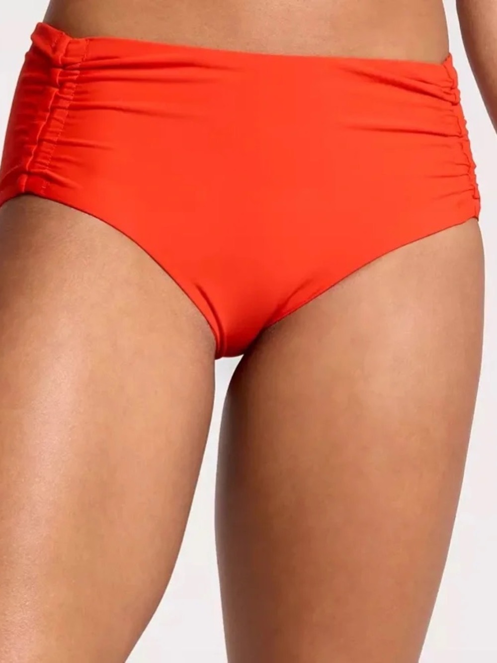 NEW CALIA XXL Adjustable Tie Front Bikini Bottoms‎ In Fresh Red Adjustable